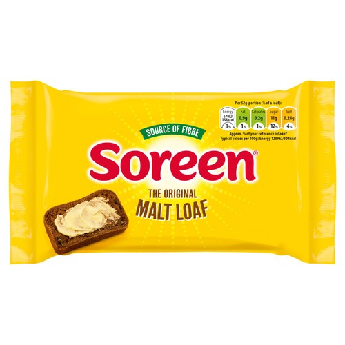 Soreen fruity malt loaf 260g (British brand)