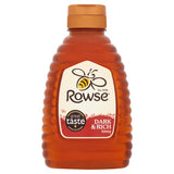 Rowse Dark & Rich Honey in a plastic bottle, imported from the UK