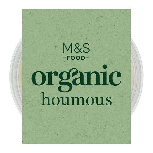 M&S organic houmous 170g, imported from the UK