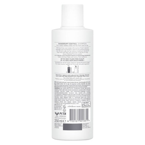 Dove dandruff control shampoo 250ml (British brand)