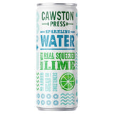 Cawston Press Lime Sparkling Water, imported from the UK
