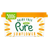 Pure Dairy Free Sunflower Spread 500g, imported from the UK