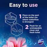 Domestos Power 5 Magnolia Toilet Rim Block