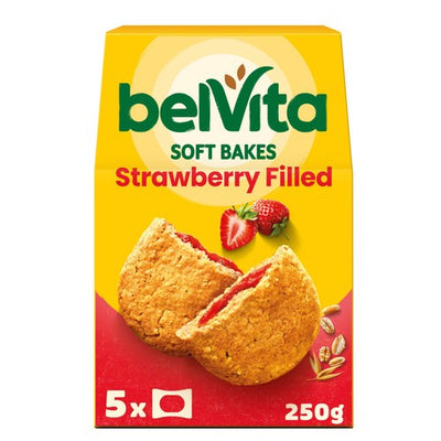 M&S Belvita Strawberry Soft Bakes Breakfast Biscuits- Buy online at McGrocer