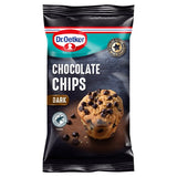 Dr Oetker dark chocolate chips, bake stable and vegan, UK version