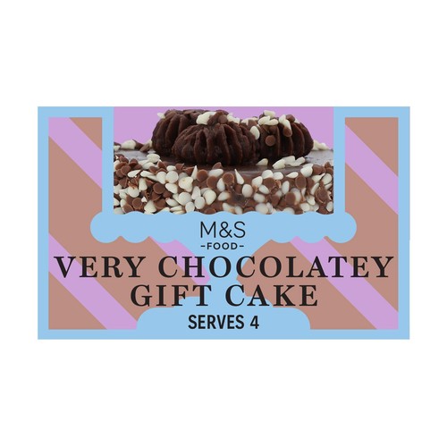 M&S Extremely Chocolatey Cake 310g, imported from the UK.