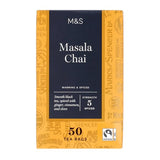M&S masala chai tea bags 50 teabags, imported from the UK