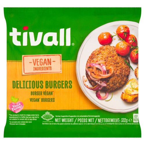 Tivall vegan burger 332g (British brand)