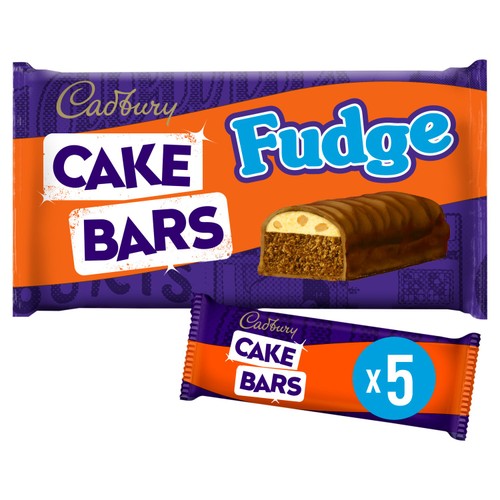 Cadbury Fudge Cake Bars 5 pack - British product