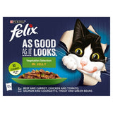 FELIX As Good As it Looks Favourites with Veg in Jelly Wet Cat Food