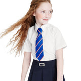 MS Girls Slim Fit Easy Iron School Blouses 6-7 Years White