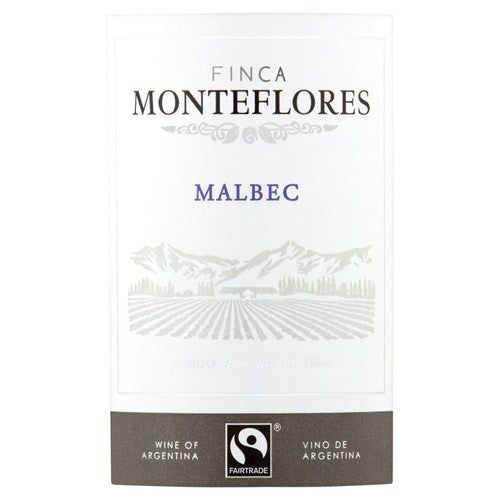 Finca Monteflores Malbec red wine bottle 75cl - British product
