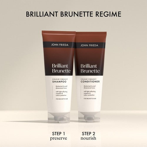 John Frieda Brilliant Brunette bundle shampoo conditioner UK version