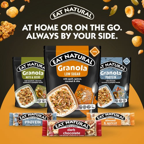 Eat Natural low sugar ancient grains granola 350g pouch, imported from the UK