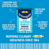 McDougalls thickening granules 170g, imported from the UK