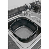 Addis Washing Up Bowl Black Grey 8.5 Litre - British product