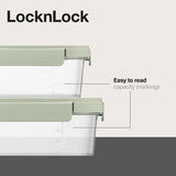 LocknLock NestnLock Sage Green Container Set, 3pc