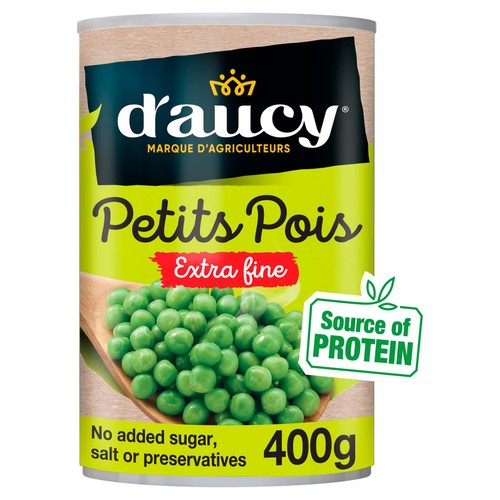 D'aucy Extra Fine Petits Pois 400g - British product