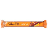 Lindt chocolate bar milk orange 38g, UK version