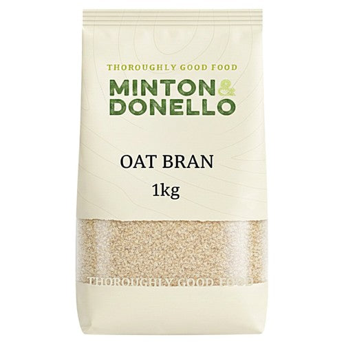Minton & Donello oat bran cereal 1kg, imported from the UK