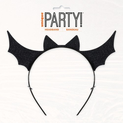 Black Bat Halloween Headband