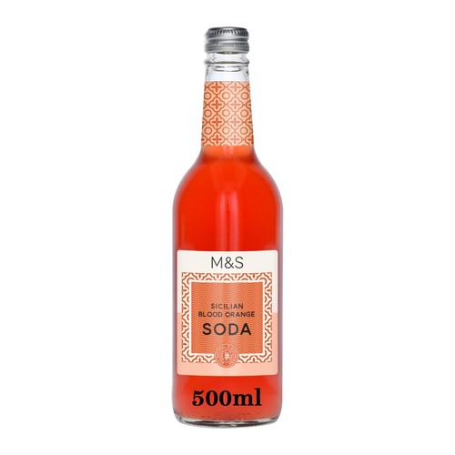 M&S Sicilian Blood Orange Soda