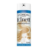 L'Oreal Elnett flexible hold hairspray, imported from the UK