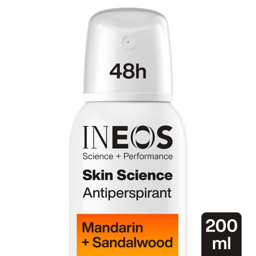 INEOS Mandarin Sandalwood antiperspirant deodorant 200ml, UK version