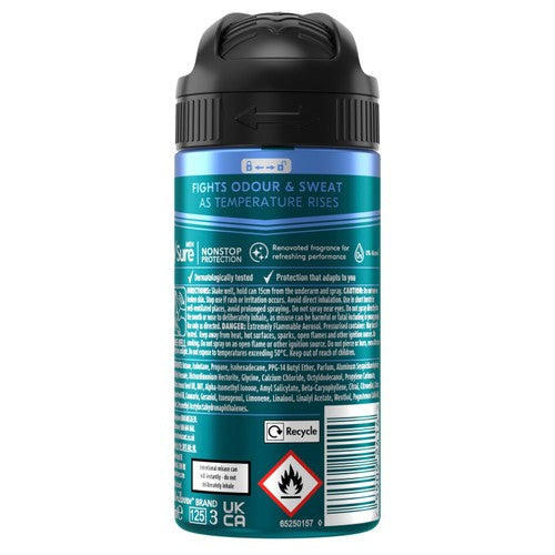 Sure Men 72hr Deodorant Ice Fresh Spray 75ml (British brand)