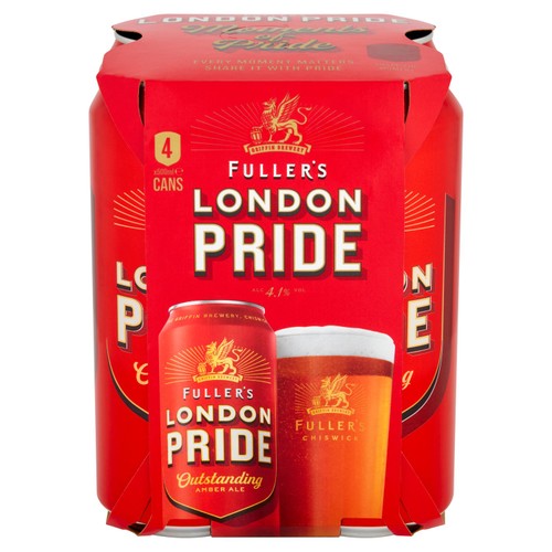 Fuller's London Pride Amber Ale beer 4 x 500ml - British product