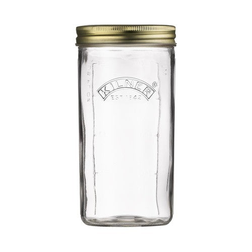 Kilner wide mouth preserve jar 1 litre, UK version