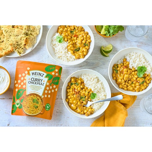 Heinz curry chickpeas with coconut and spinach 550g, UK version