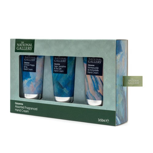 National Gallery trio hand cream set 150ml, imported from the UK