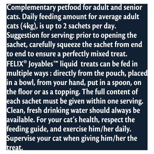 Felix Joyables Salmon cat treats 4 x 10g - British product