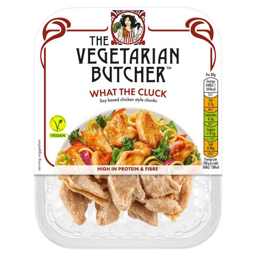 The Vegetarian Butcher vegan chicken chunks 160g (British brand)