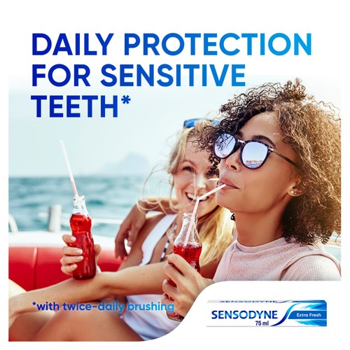 Sensodyne toothpaste Extra Fresh 75ml (British brand)