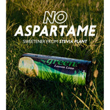 GREEN COLA Green Lemon and Lime carbonated beverage in a can, UK version
