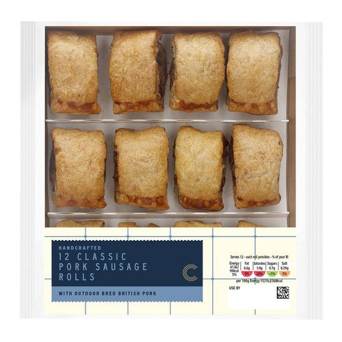 M&S Classic Pork sausage rolls 324g, imported from the UK