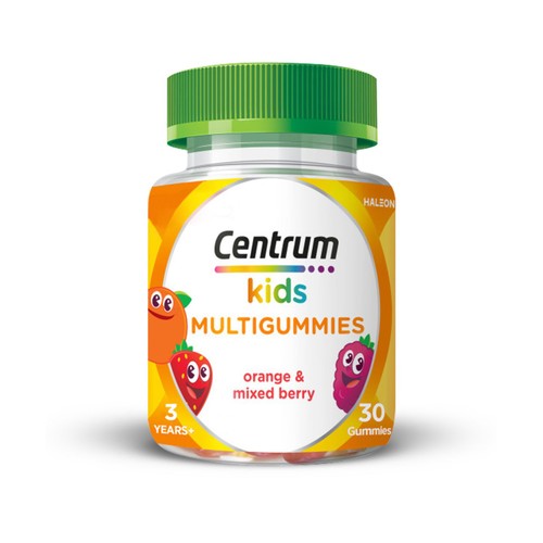 Centrum Kids Gummy Multivitamins, Orange and Mixed Berry