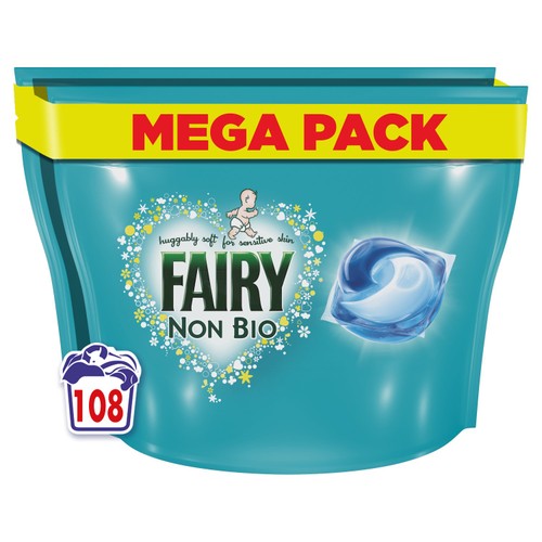 Fairy Non Bio Pods Washing Liquid Capsules For Sensitive Skin 2 x 54