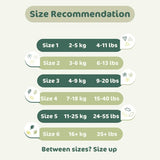 Naty BioEmbrace Big Pack nappies Size 3 (4-9kg), imported from the UK