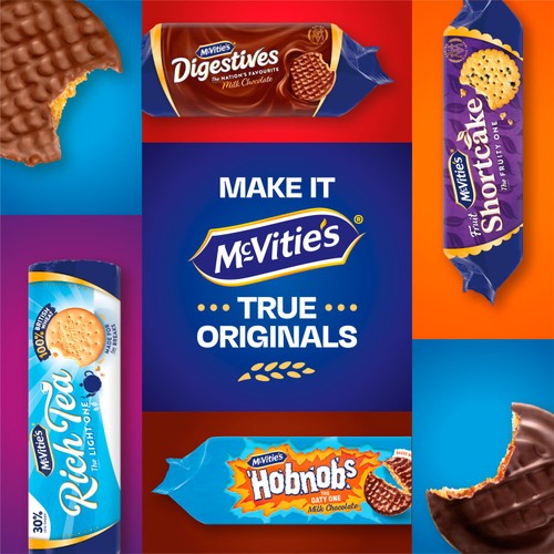 McVitie's Digestives The Light One biscuits 250g, imported from the UK