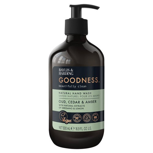 Baylis & Harding Oud Cedar Amber hand wash 500ml - British product