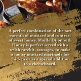 Maille Dijon mustard with honey 230g, imported from the UK