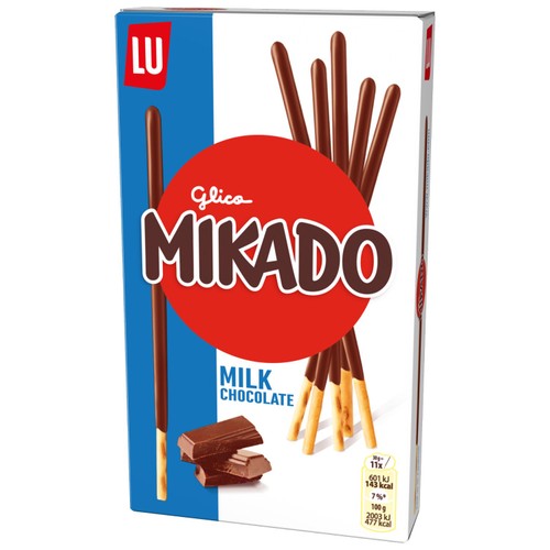 Mikado milk chocolate biscuits 75g (British brand)