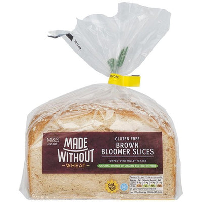 M&S M&S Gluten Free Brown Bloomer Slices 345g- Buy online at McGrocer