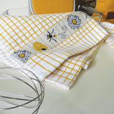 Samuel Lamont Honey Bees Jacquard Tea Towel 50cm x 70cm, imported from the UK
