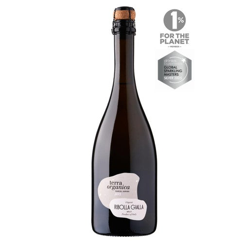 Terra Organica Ribolla Gialla sparkling wine 75cl (British brand)