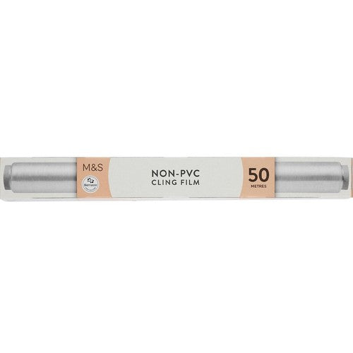 M&S Non PVC Cling Film 50m, imported from the UK