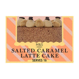M&S salted caramel latte cake 1.17kg (British brand)